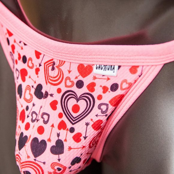 Mens Hot Pink Gstring Handmade - Picture 3 of 6
